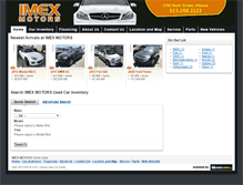 Tablet Screenshot of imexmotors.ca